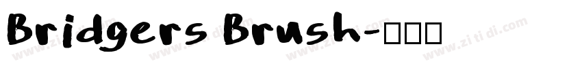 Bridgers Brush字体转换